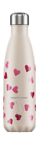 Chilly's Bottle 500ml Pink Hearts